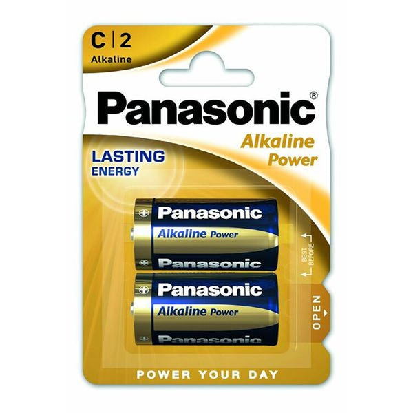Panasonic Alkaline Power C Batteries | 2 Pack | LR14