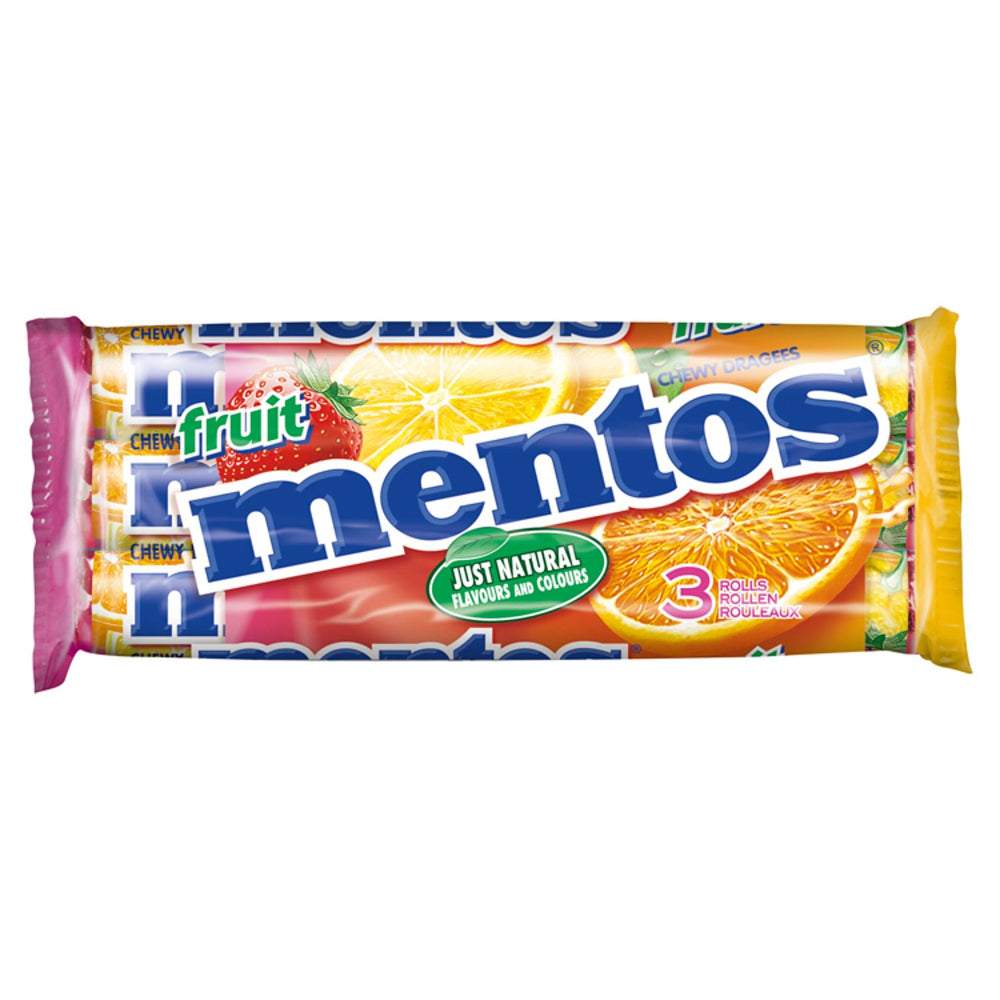 Mentos Chewy Dragees Fruit | Pack of 3