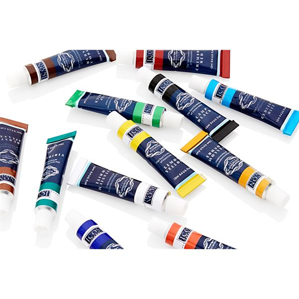 Icon Art &amp; Craft Superior Quality Watercolour Paints | 12 x 12ml