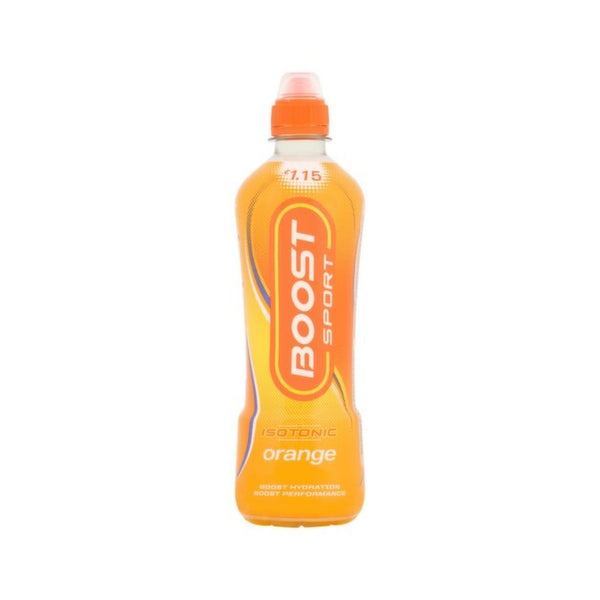 Boost Sport Orange Isotonic Sports Drink | 500ml, Resealable Sports Spout