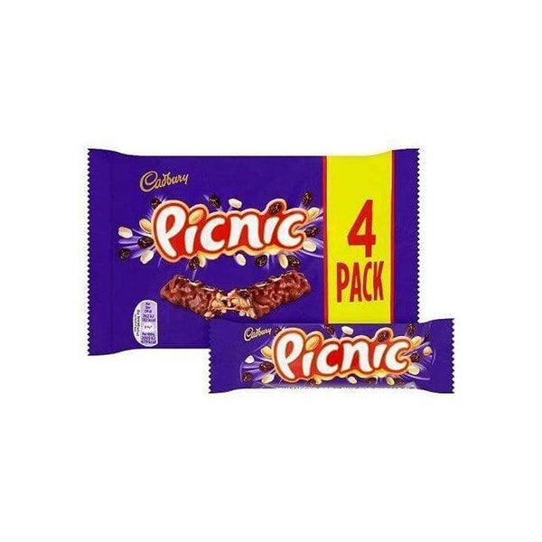Cadbury Picnic Bar 4pk: Crunchy, Chewy, Sweet & Salty Delight