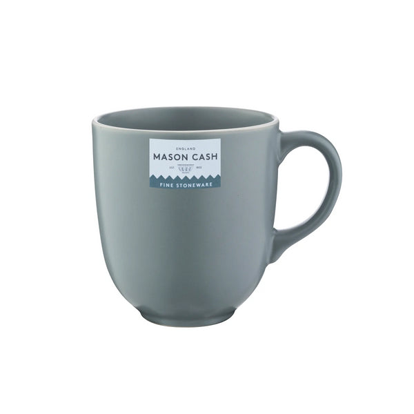 Mason Cash Classic Grey Ceramic Mug | Excellent Heat Retention