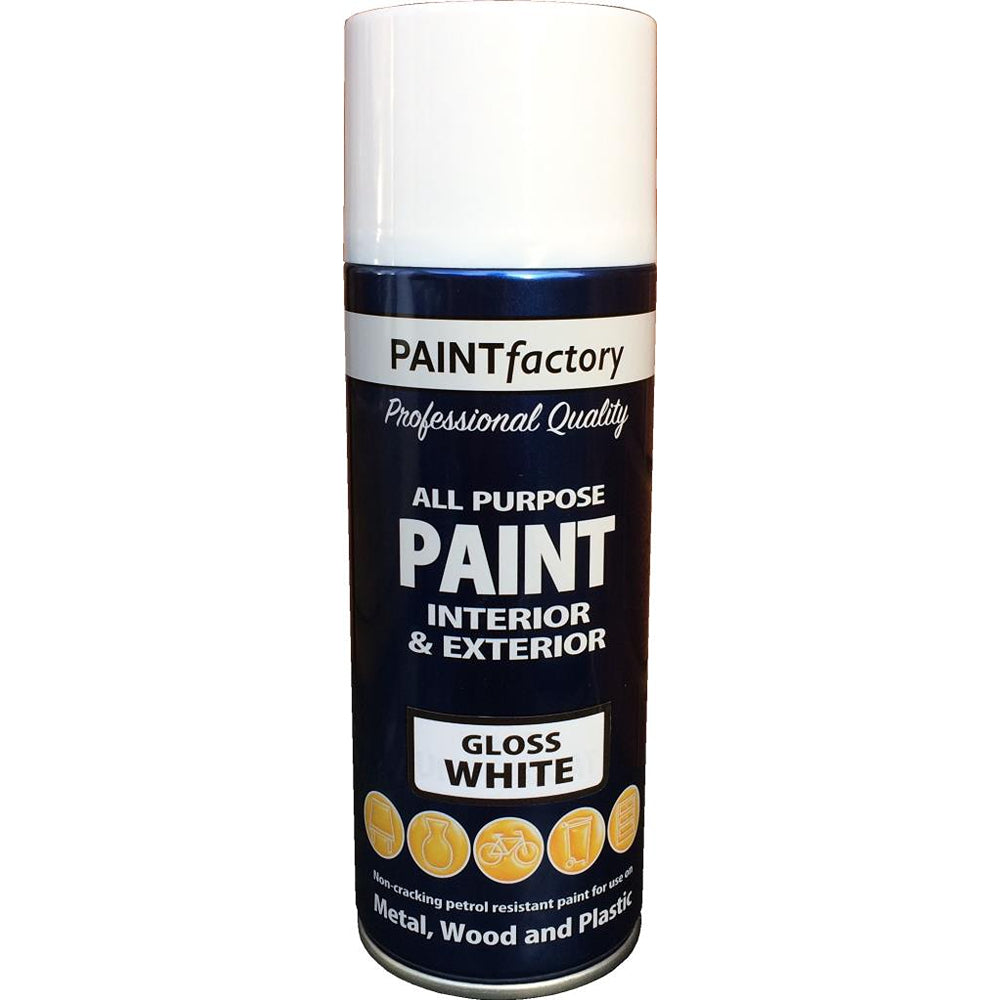 Rapide White Gloss Spray Paint | 400ml