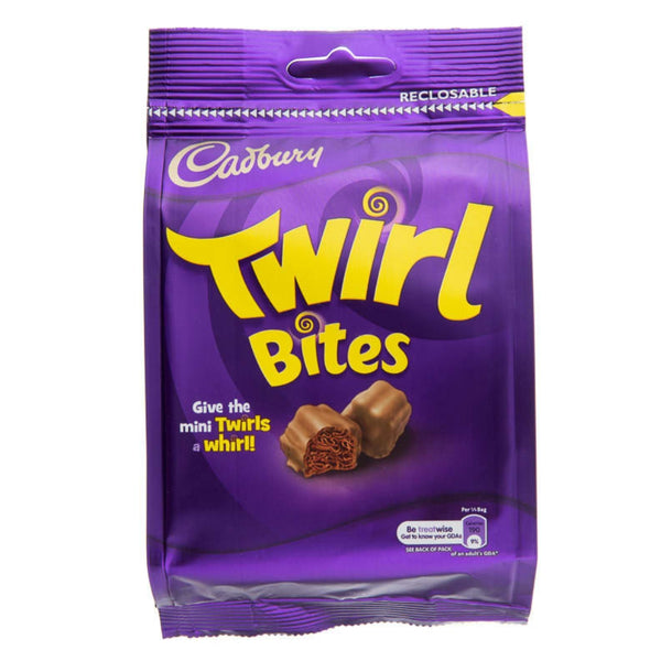 Cadbury Twirl Bites Bag - Smooth, Swirling Chocolate Bliss