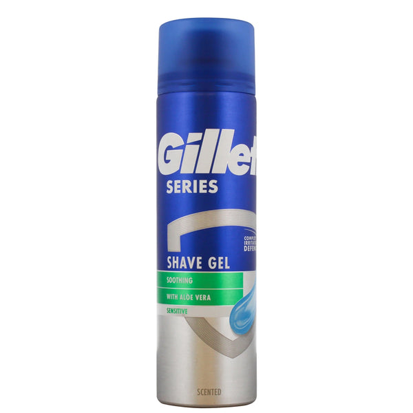Gillette Sensitive Shaving Gel | Aloe Vera | 200ml