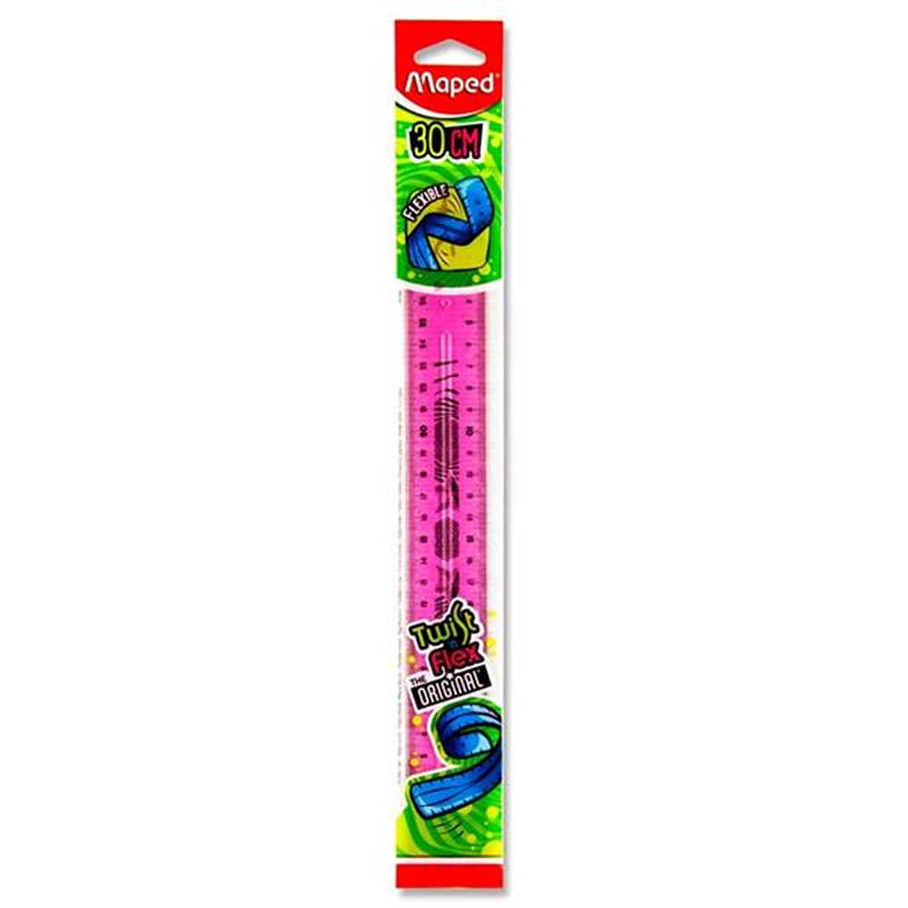 Maped Twistn Flex Assorted Coloured Ruler | 30cm