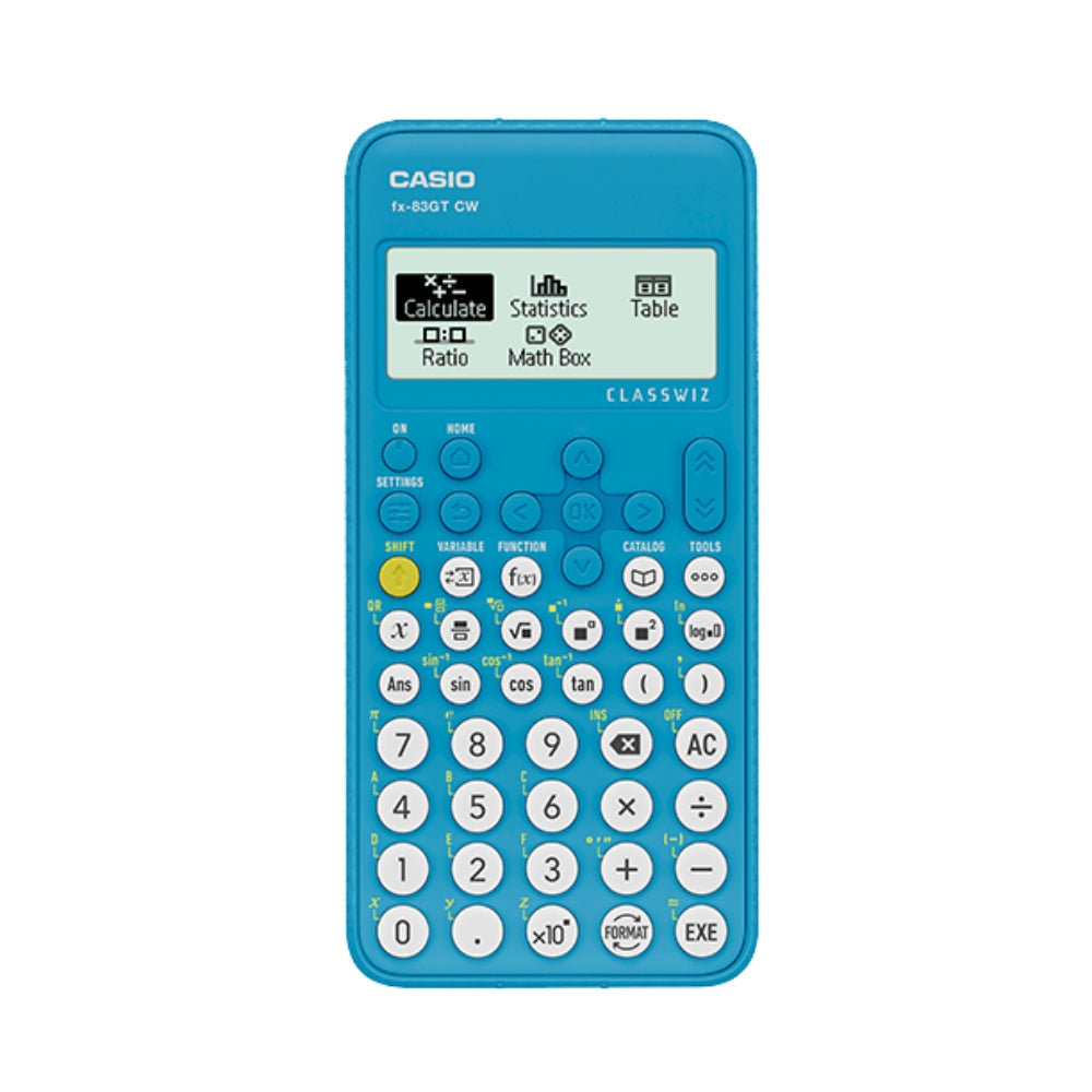 Casio Scientific 4 Line Display Calculator Blue FX83GTCW