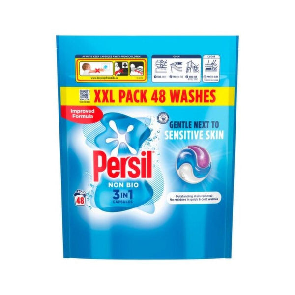 Persil Non Bio Laundry Detergent Capsules | 48 Washes
