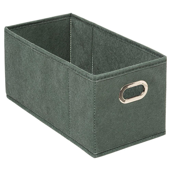 5 Five Khaki Fabric Storage Basket | 15 x 31cm - Choice Stores