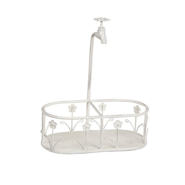 Heritage Tap Planter AntiqueWhit