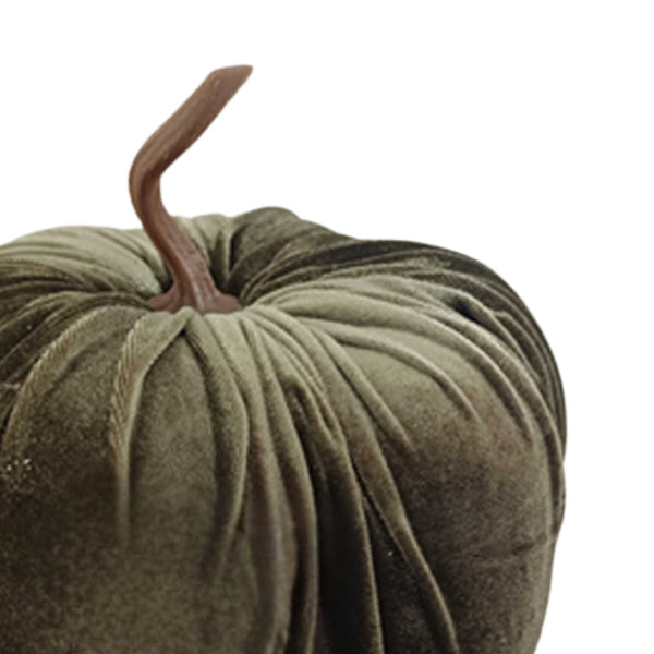 autumn collection velvet pumpkin  green 1 6cm