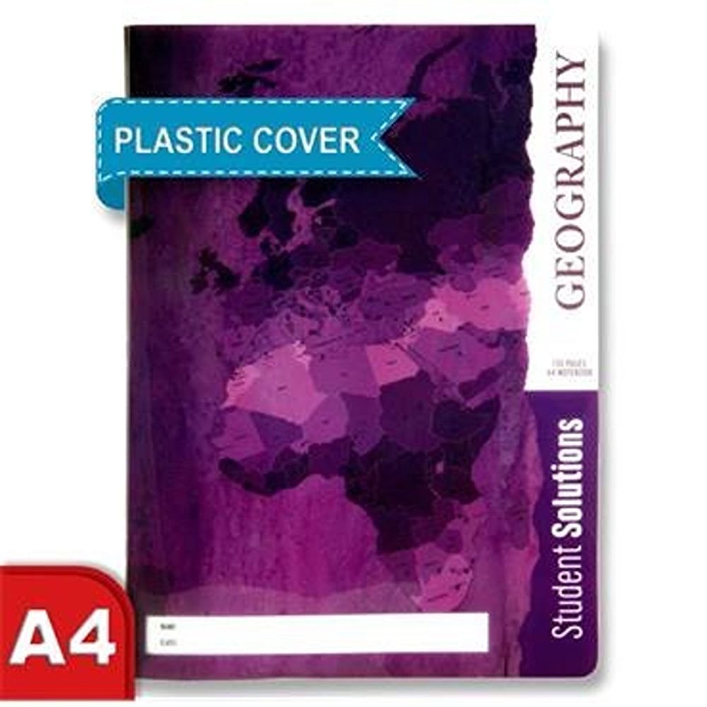 Student Solutions A4 Durable Cover Manuscript Book Geography | 120 Page
