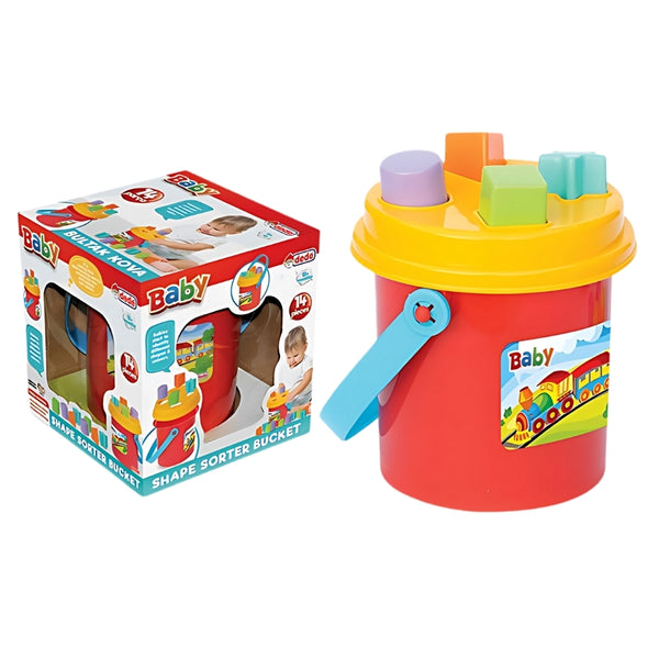 ded shape sorter bucket 14 pcs