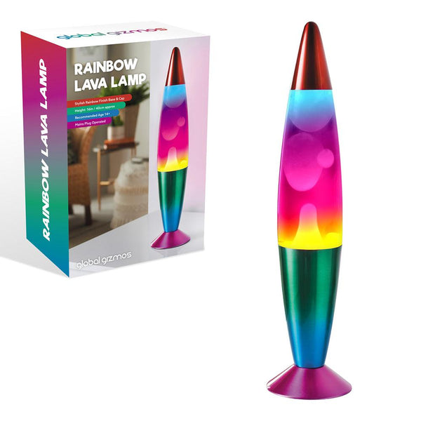 Global Gizmos Rainbow Lava Lamp | 16in