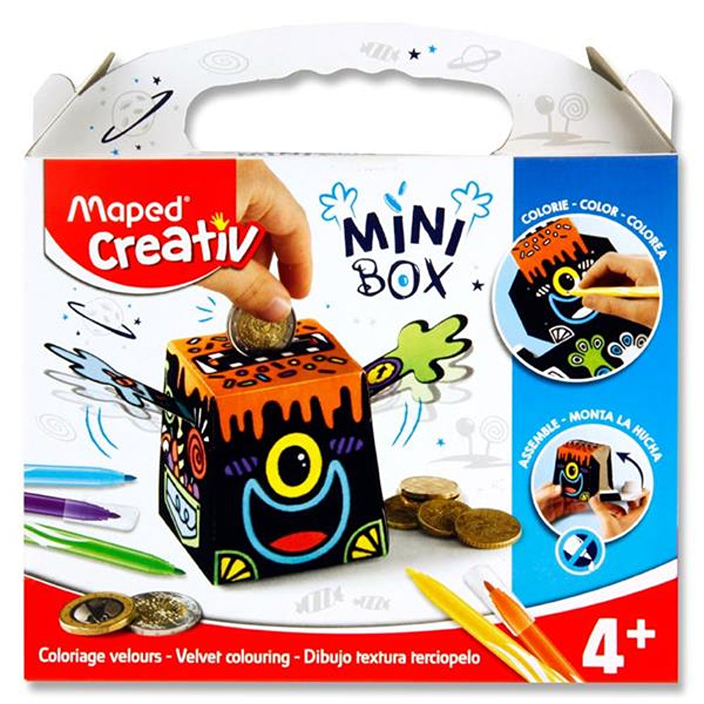 Maped Creativ Mini Velvet Colouring Money Box | Ages 4+