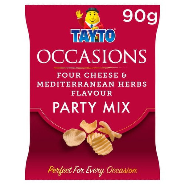 Tayto Occasions Party Mix | Four Cheese & Herb Snack | 90g