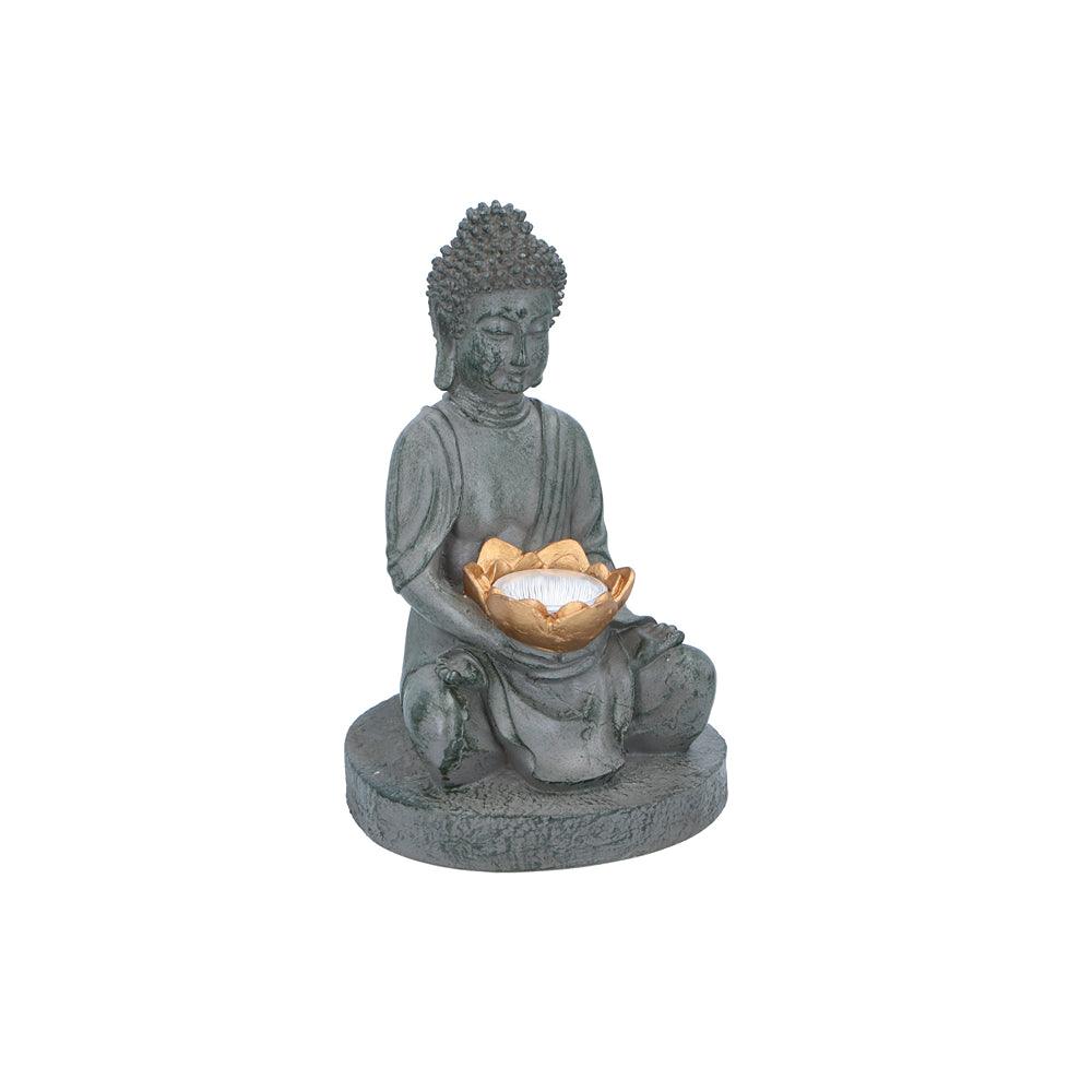 Grundig LED Solar Buddha Statue with Light | 27cm - Choice Stores