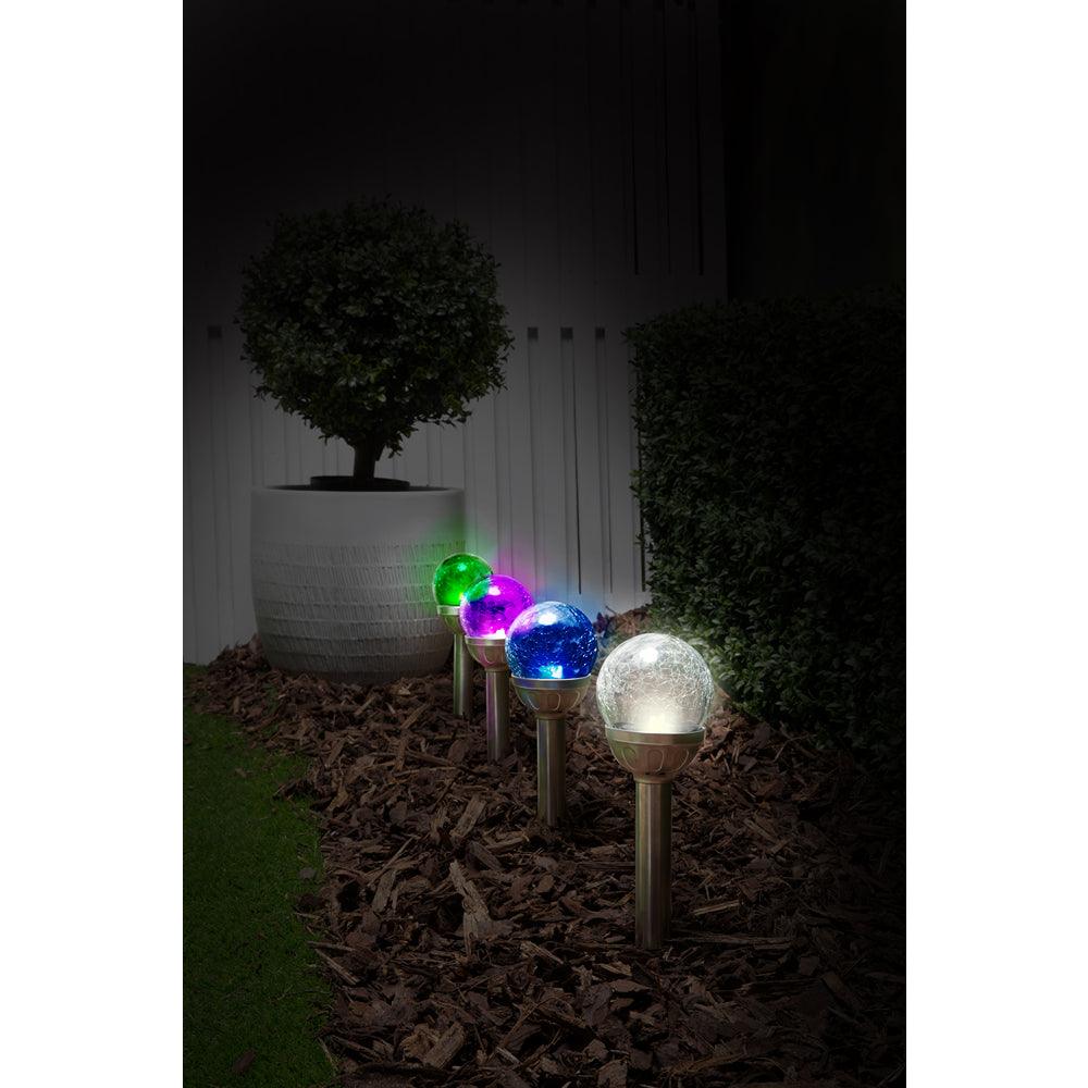 Grundig Glass Ball Solar Light | 34 x 8cm