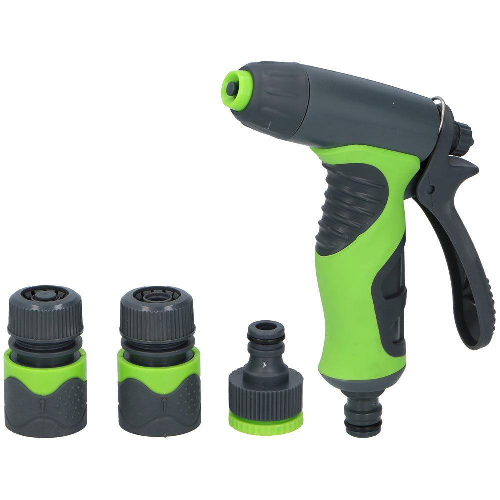 Kinzo Garden Spray Gun Set with 8 Spray Functions | 4 Piece Set - Choice Stores