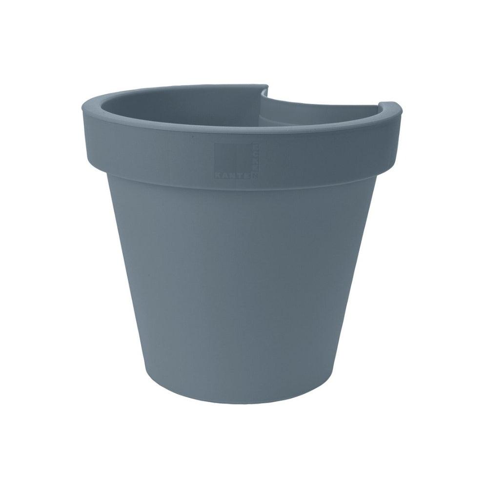 Ecken Kanten Pastel Blue Flowerpot for Drainpipe | 23.5cm - Choice Stores