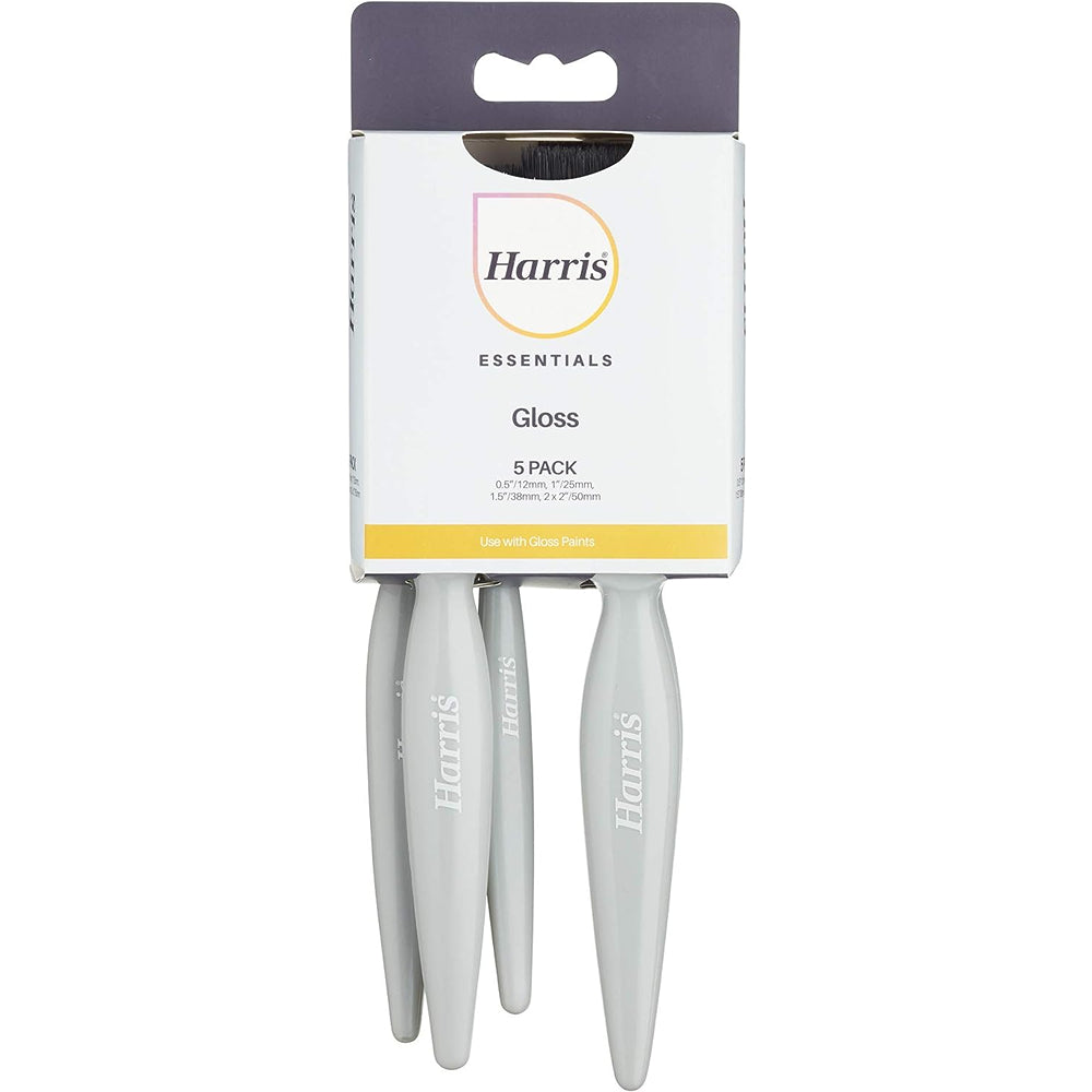 Harris Essentials  Gloss Paint Brush | Pack of 5