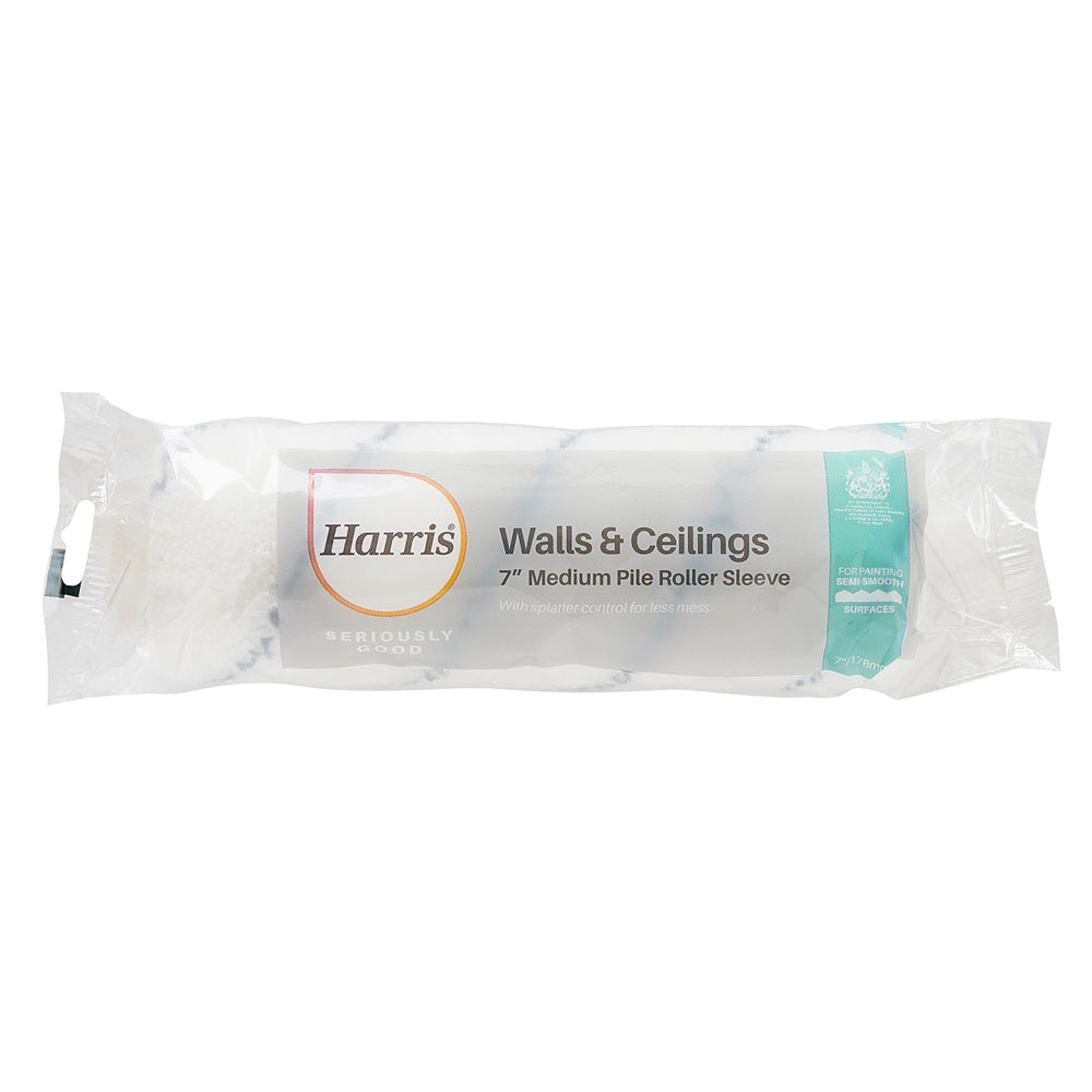 Harris Seriously Good Walls &amp; Ceilings Roller Sleeve Medium Pile | 7in