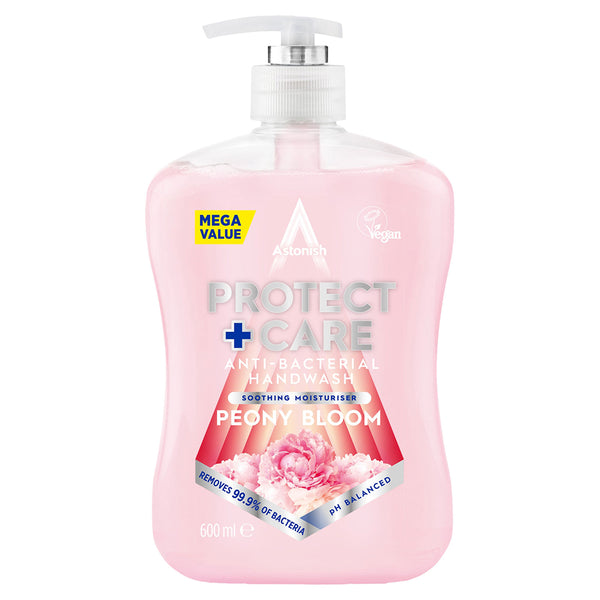 Astonish Anti-Bacterial Handwash | Peony Bloom Fragrance | 600ml