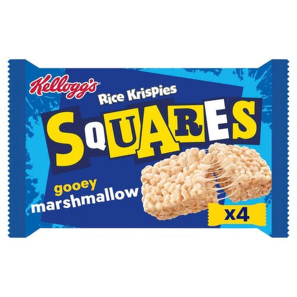 Kelloggs Rice Krispies Marshmallow Squares | 4 Pack | 140g