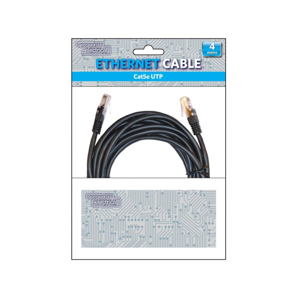 Essential Electrical Ethernet Cable Cat5e UTP | 4m