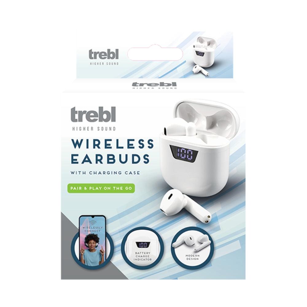 Trebl Wireless Earbuds with Charging Case - Choice Stores