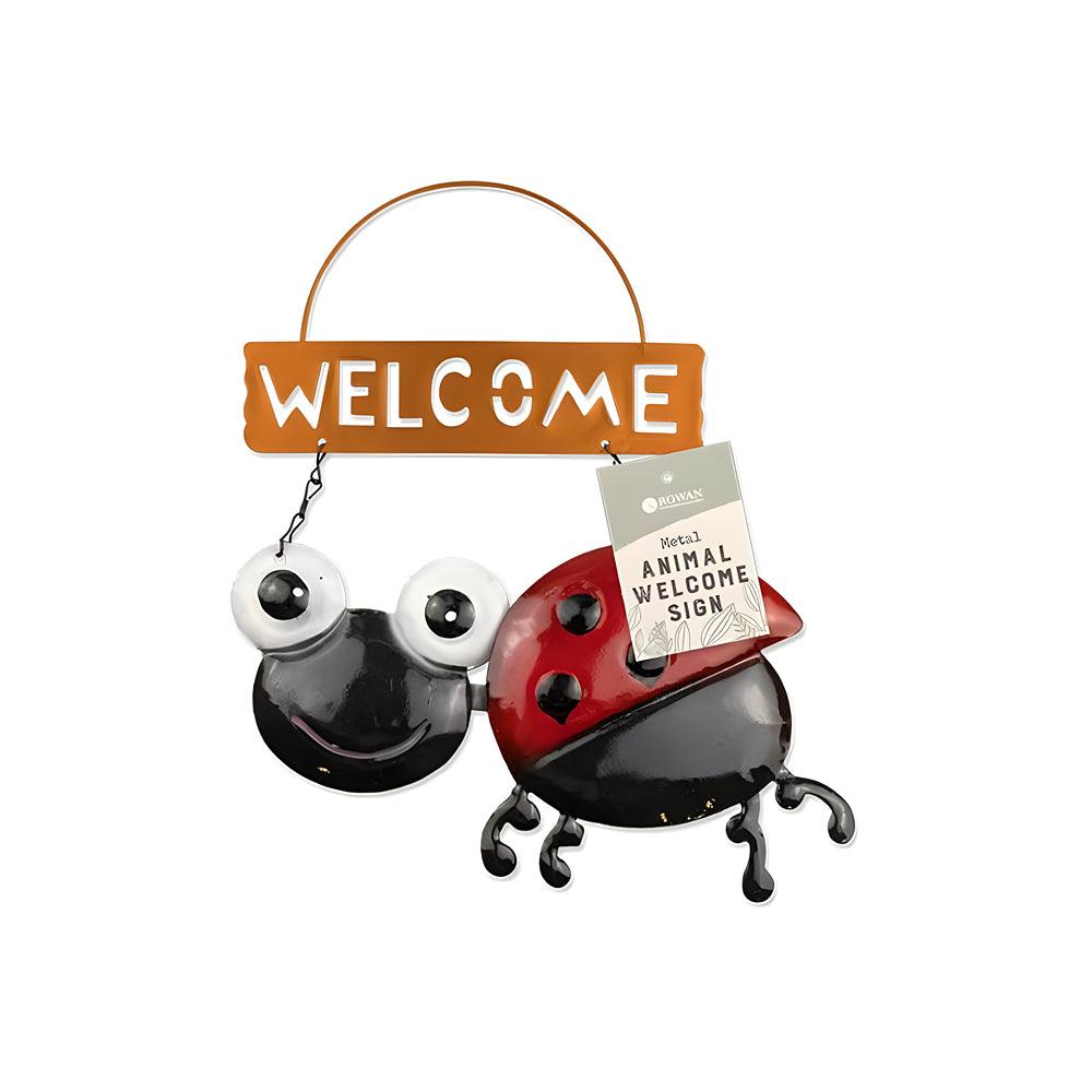 Rowan Metal Cute Animal Welcome Sign | Assorted | 8cm - Choice Stores