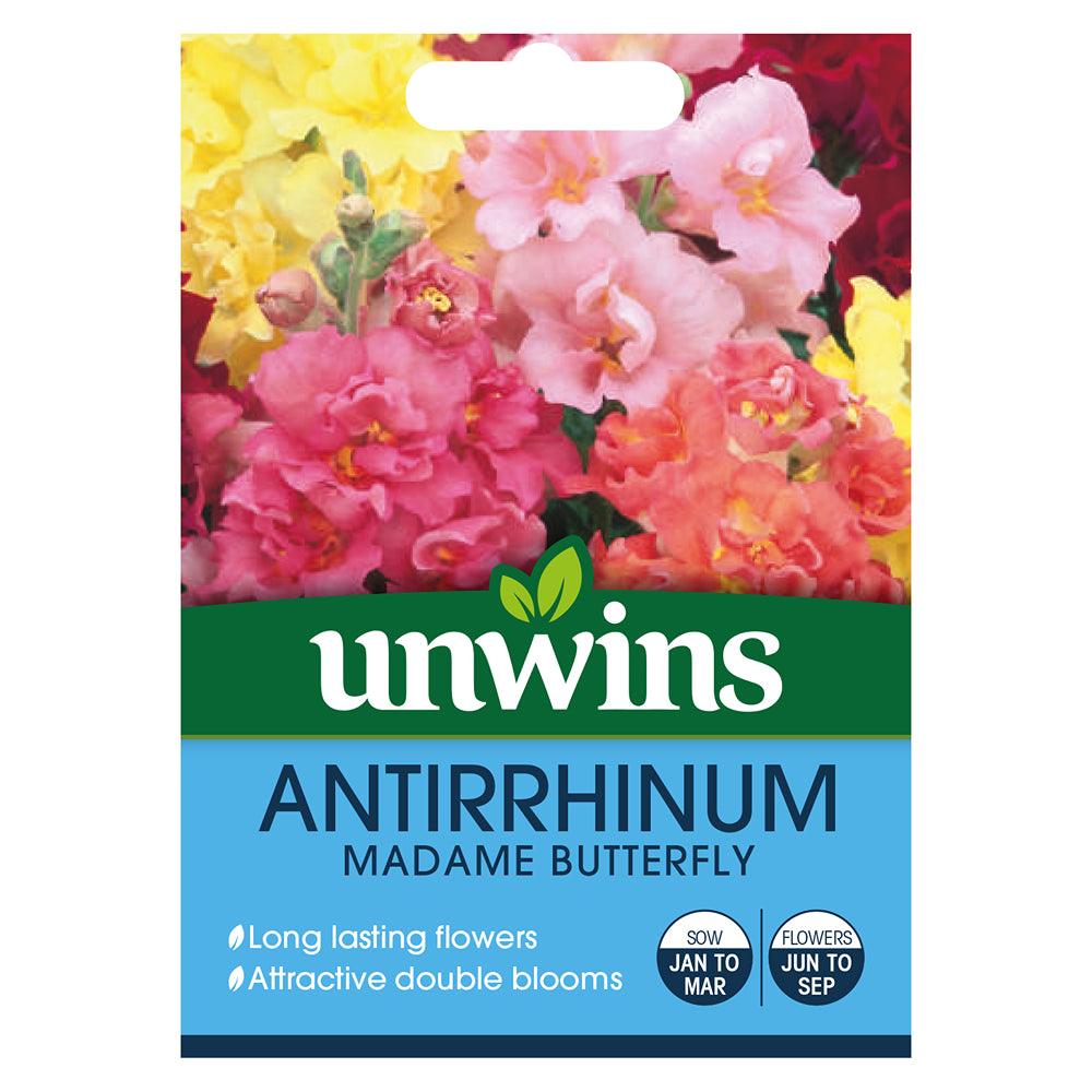 Unwins Antirrhinum Madame Butterfly Seeds - Choice Stores