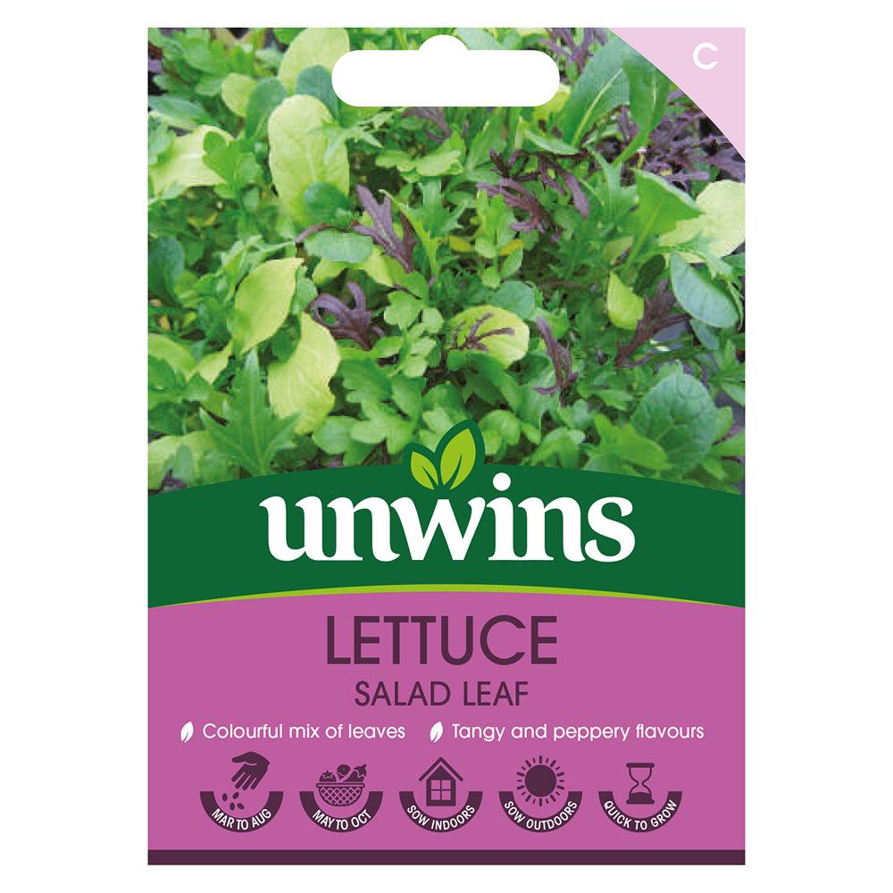 Unwins Lettuce Salad Spicy Baby Leaf Seeds - Choice Stores