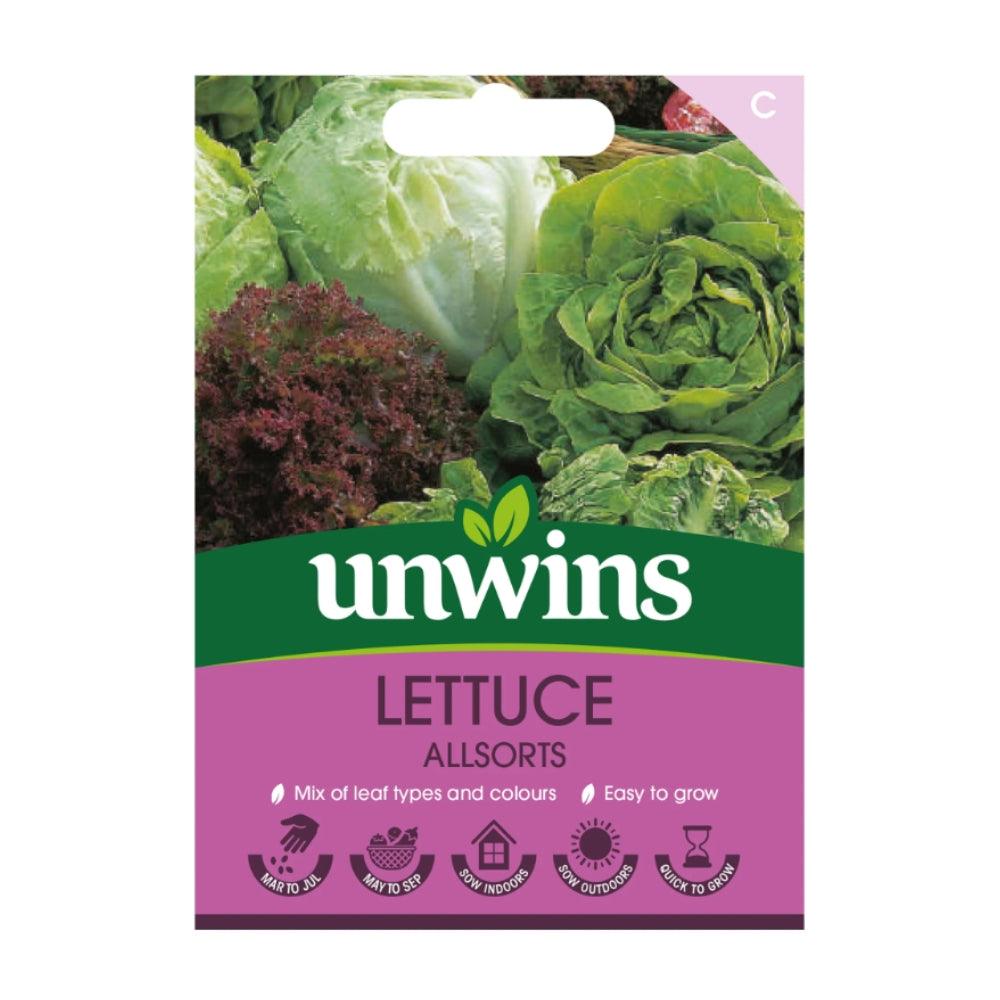 Unwins Lettuce Allsorts Seeds - Choice Stores