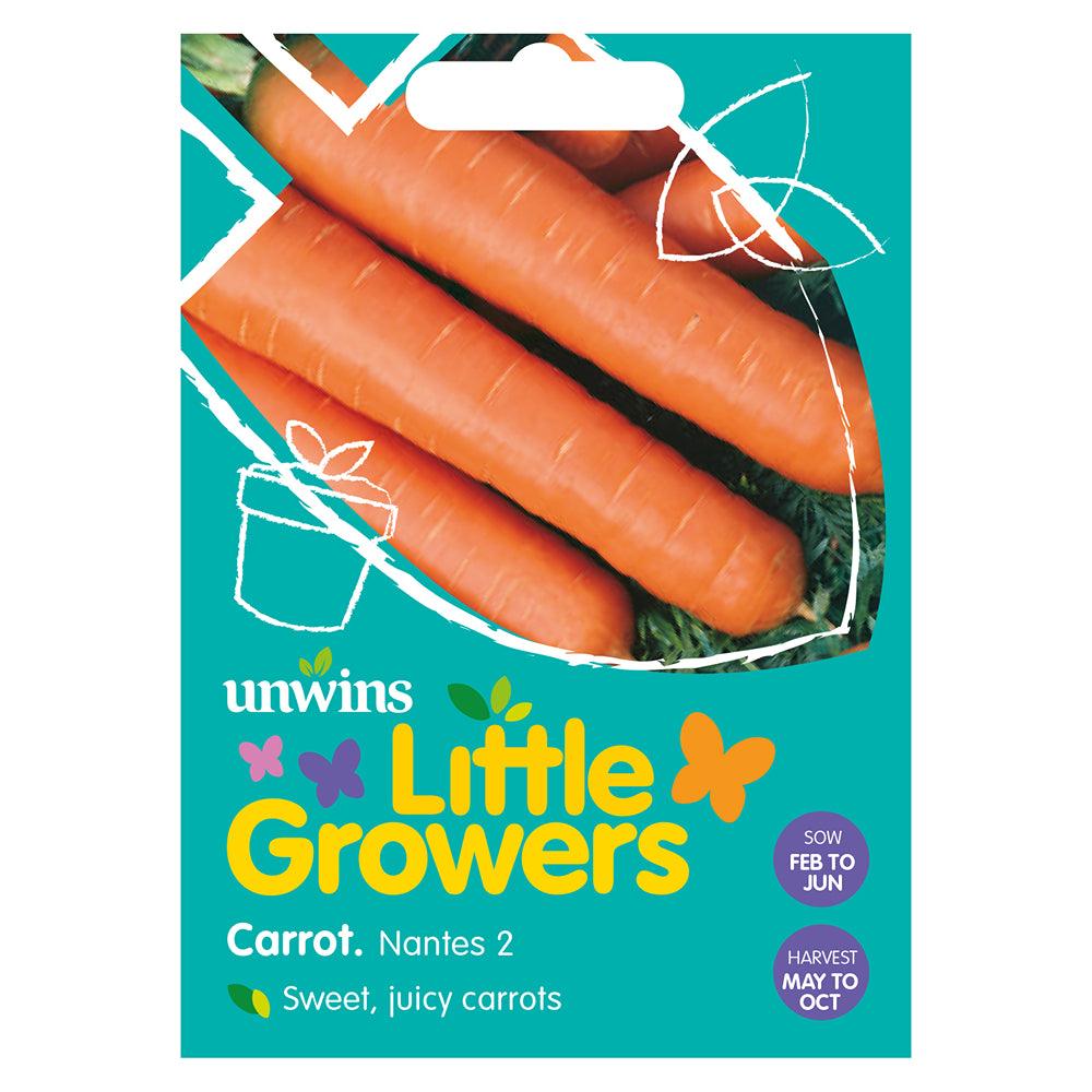 Unwins Little Growers Carrot Nantes 2 Seeds - Choice Stores