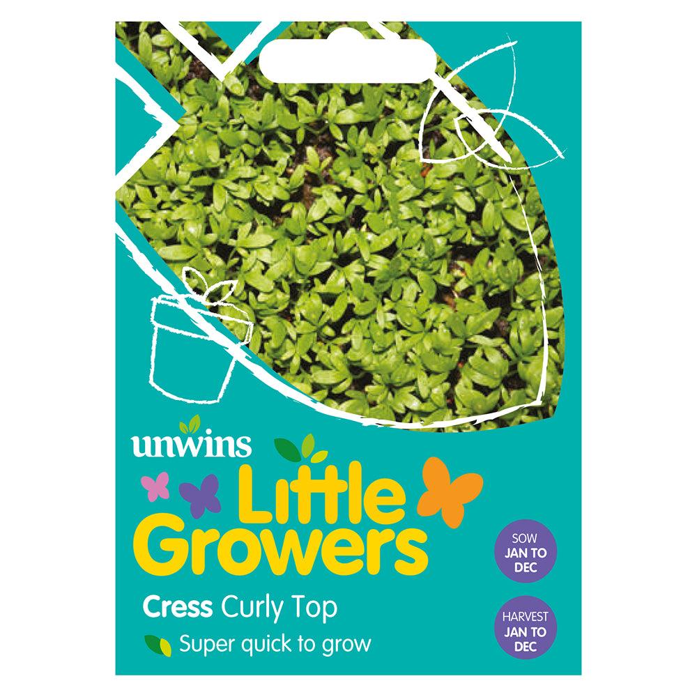 Unwins Little Growers Cress Curly Top Seeds - Choice Stores