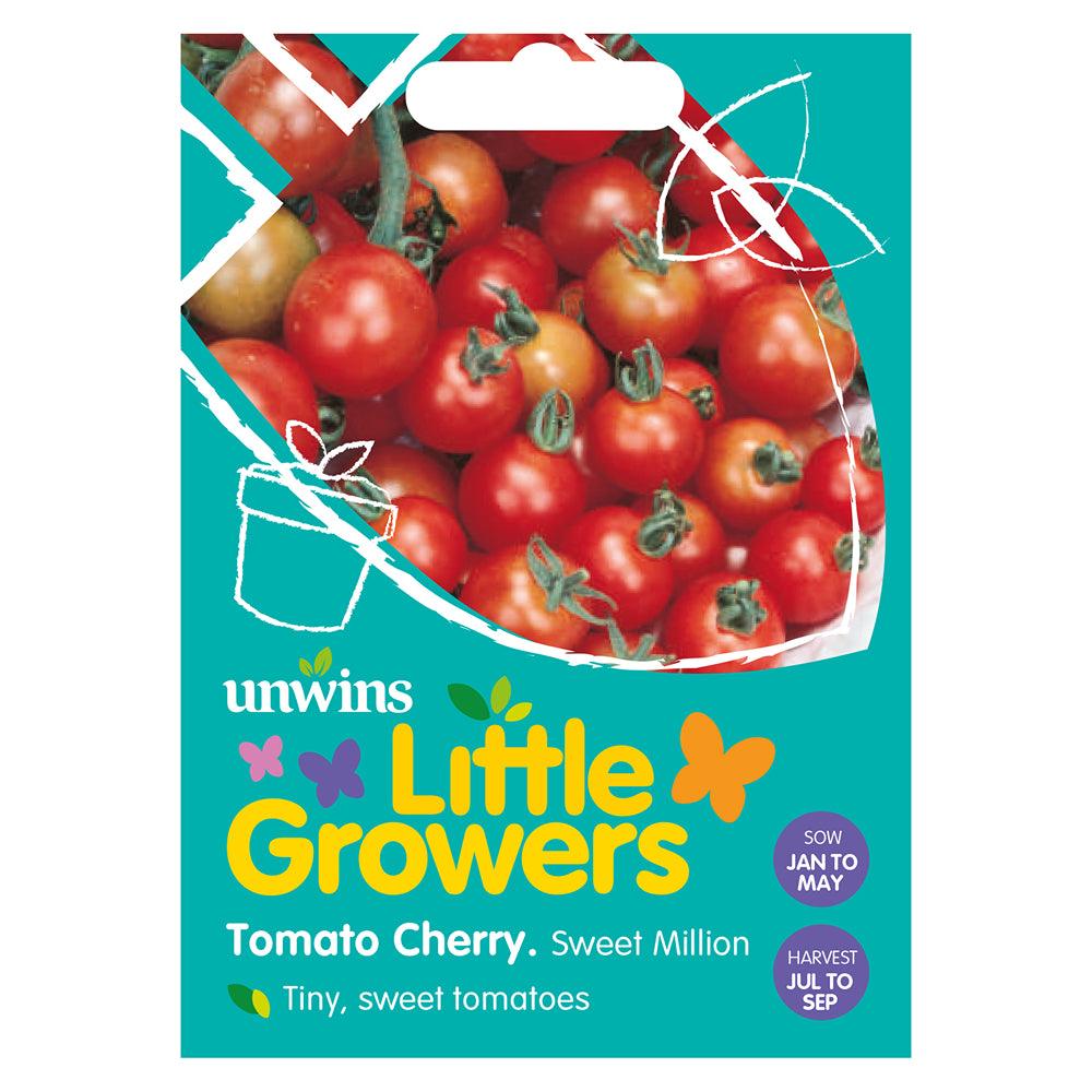 Unwins Little Growers Tomato Cherry Sweet Million Seeds - Choice Stores