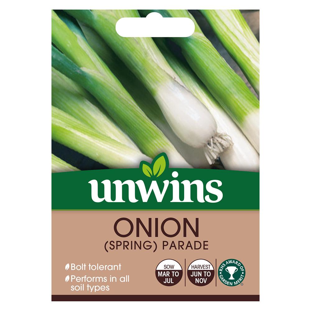 Unwins Spring Onion Parade Seeds - Choice Stores