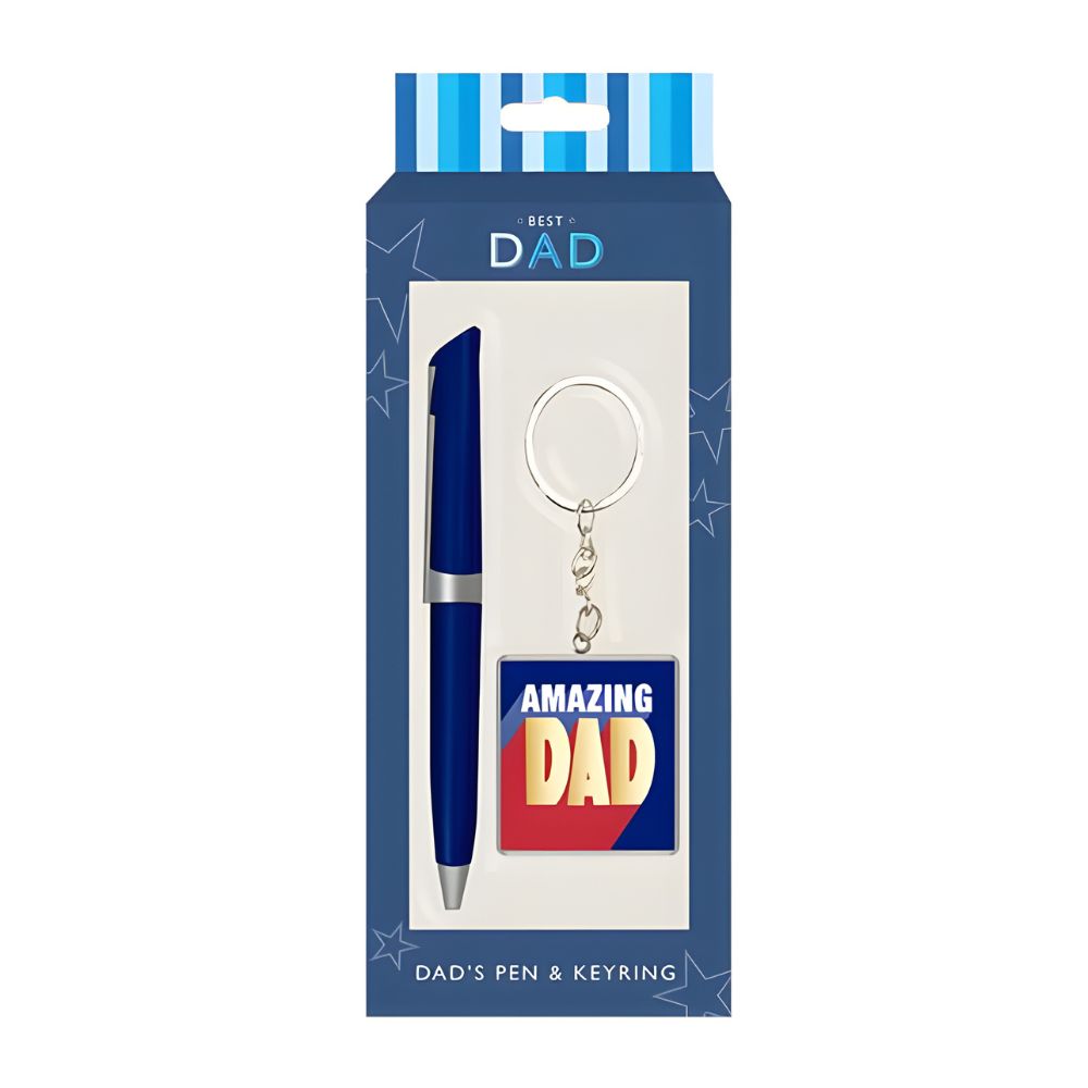 Gem Father&#39;s Day Pen &amp; Keychain Gift Set