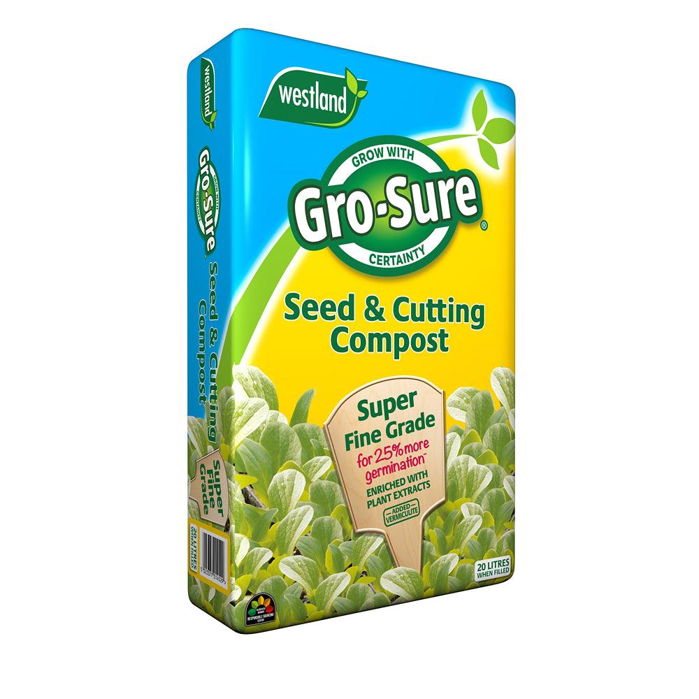 Westland Gro-Sure Seed &amp; Cutting Compost | 20L - Choice Stores