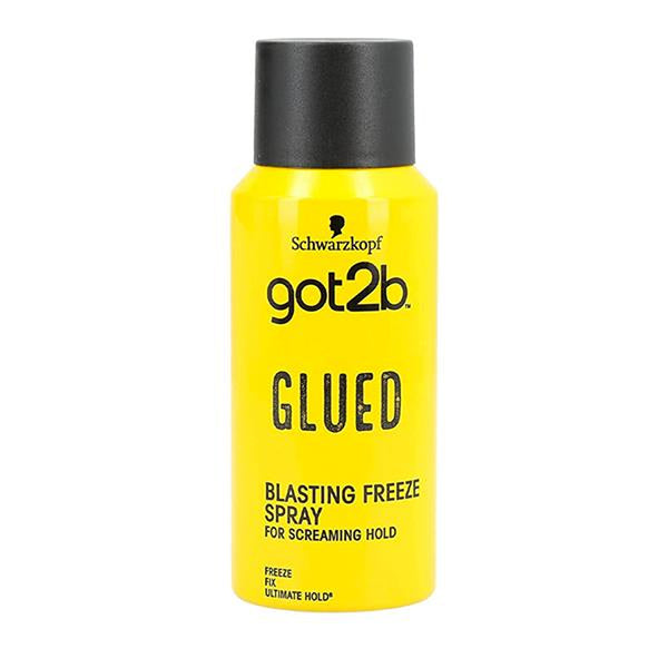 Schwarzkopf Got2B Blasting Freeze Spray Mini | Extreme Hold, Humidity Resistant | 100ml
