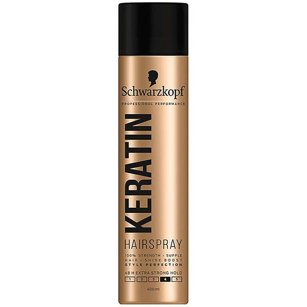 Schwarzkopf Keratin Infused Hairspray | Extra Strong Hold | 400ml