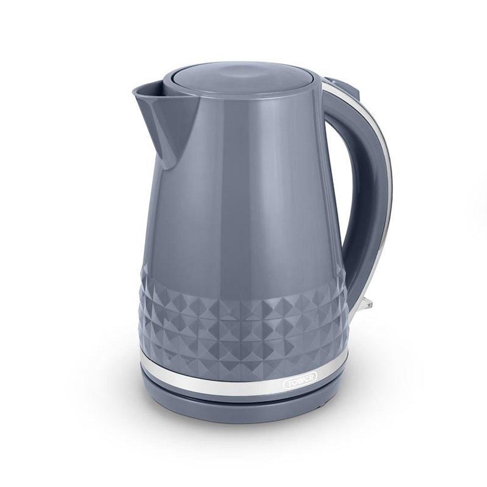 Tower Solitaire Grey Kettle with Chrome Accents | 1.5L