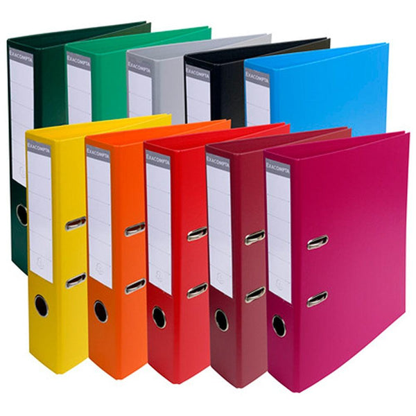 Exacompta PremTouch PVC Lever Arch Files | Metal Reinforced Edges