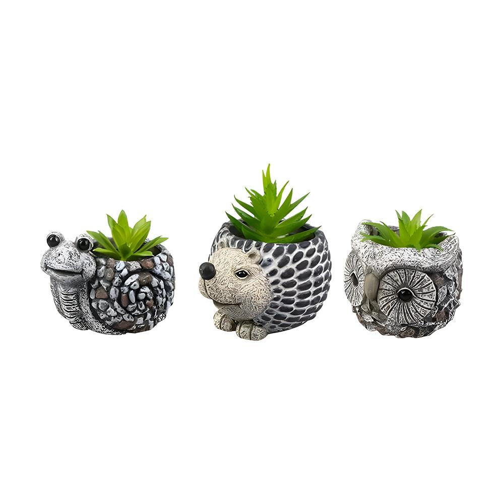 Rowan Artificial Plant in Animal Planter | Assorted Design | 10cm - Choice Stores