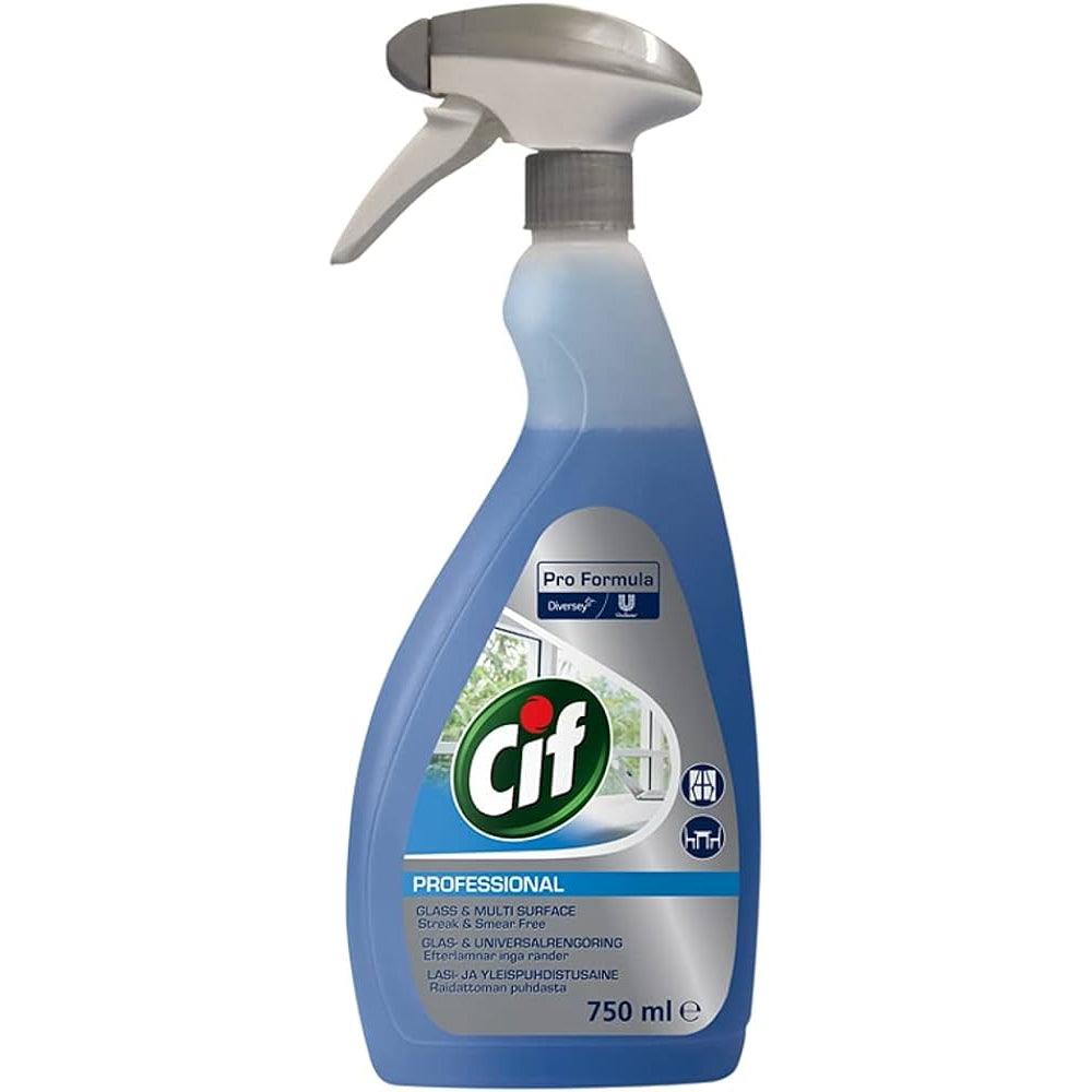 Cif Professional Glass & Multisurface Cleaner Spray | 750ml - Choice Stores