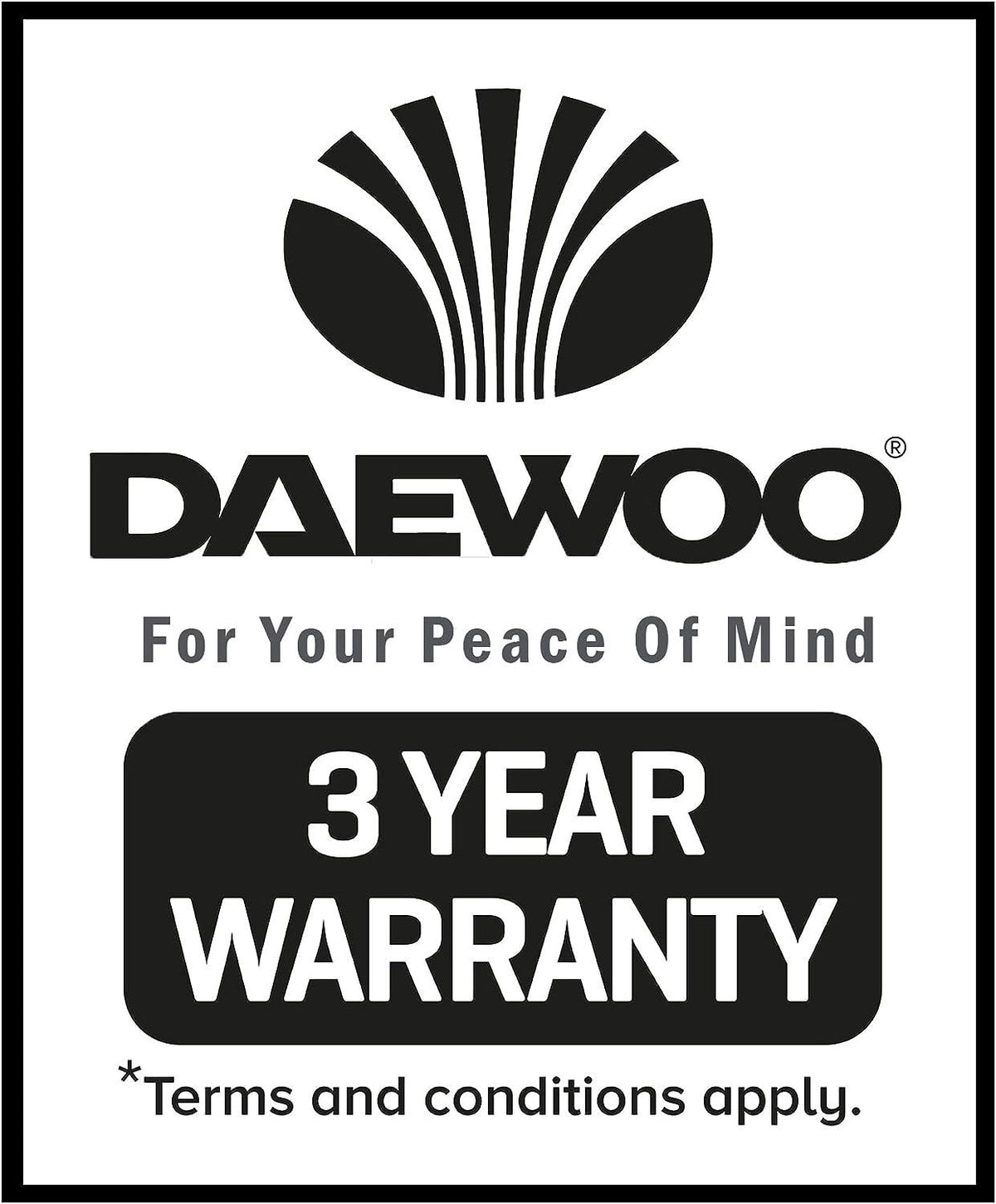 Daewoo Mini Oil Filled Portable Radiator | 6 Fin White Heater | 800W - Choice Stores