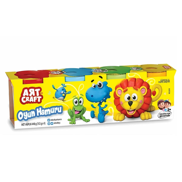 art craft play dough set 4 tub pack