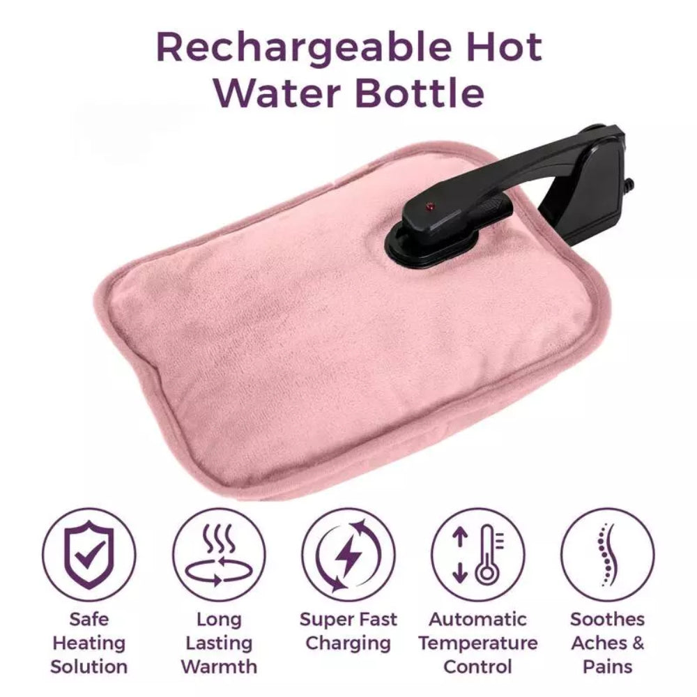 Carmen Spa Rechargeable Hot Water Bottle | Pink