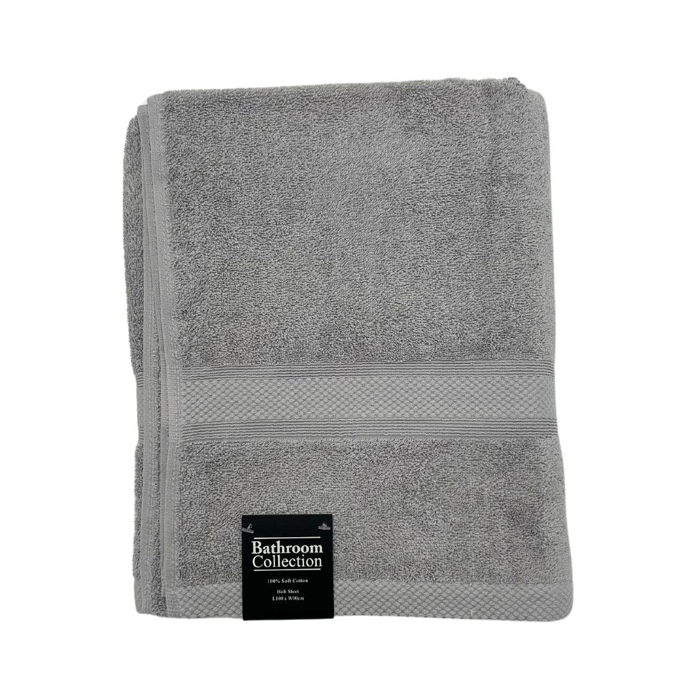 Classic Cotton Bath Sheet | 100% Cotton &amp; Ultra Absorbent | Assorted Colours - Choice Stores